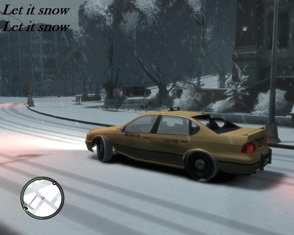 GTA IV Snow Mod v2.0 скачать для GTA 4